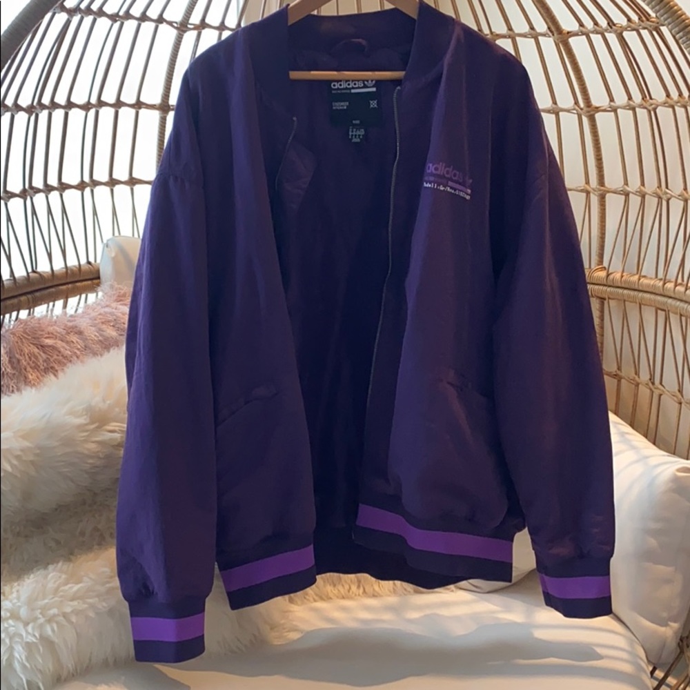 Purple Adidas Jacket